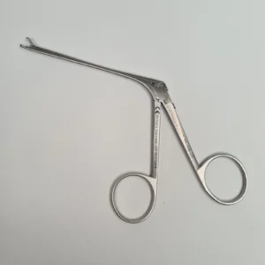 Fórceps para oído Hartmann, cucharillas redondeadas, 8 cm