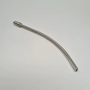 Tubo de aspiración con terminación plana, ø 5 mm, 15,5 cm